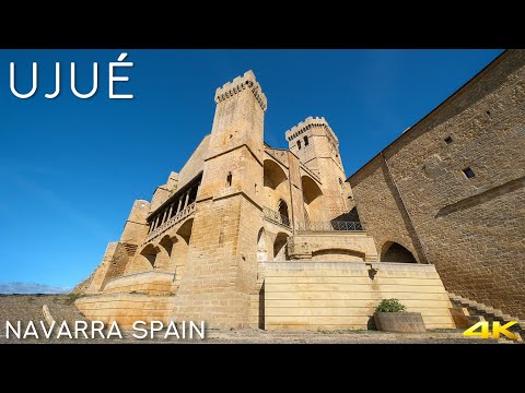 Tiny Tour | Ujué Spain | A small medieval town with a 1000 year old church-fortress 2019 Autumn
