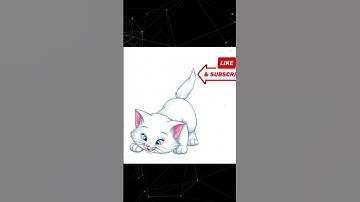 How to draw a Siamese cat drawing || step by step Siamese cat drawing  #drawing #siamesecat #cat