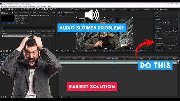 How to fix slow audio problem in after effects (EASIEST METHOD)