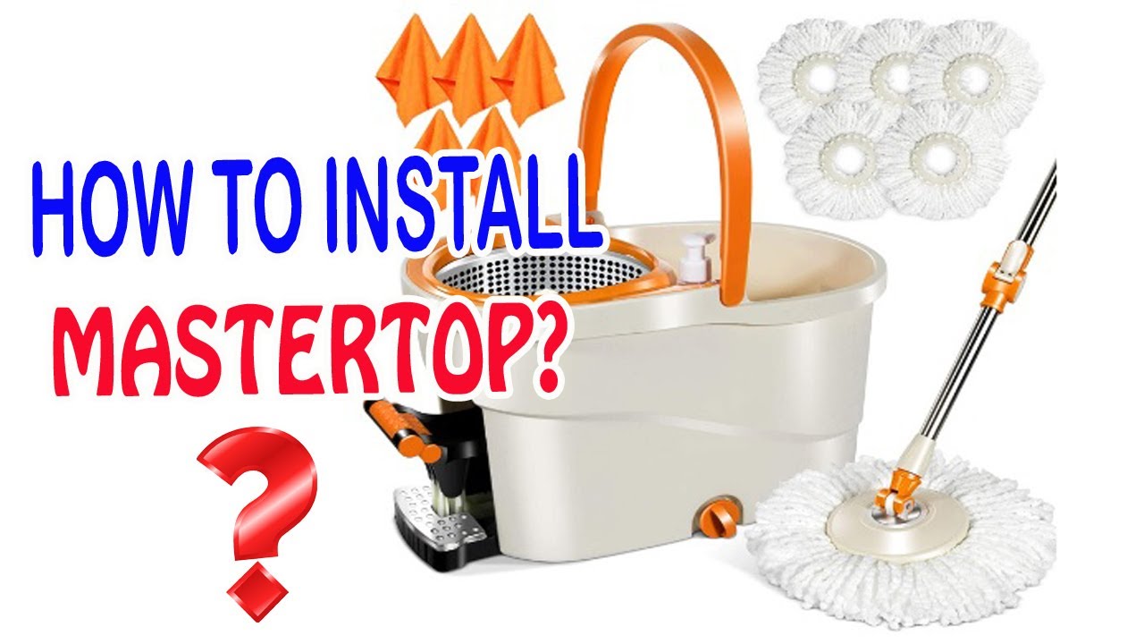 MASTERTOP spin mop and bucket review YouTube