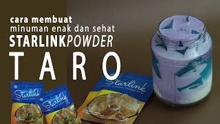 TARO Starlink no sugar 25 gr  talas bubuk minuman premium