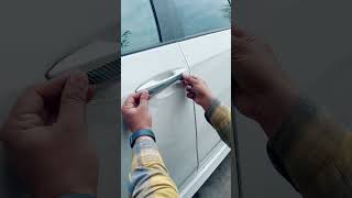 Carbon Door Handles Installed