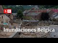 ¡Impresionante! En video quedó registro de las inundaciones en Bélgica | Videos Semana