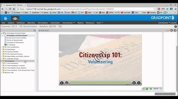 How to use GradPoint to work on your class