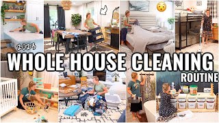 WHOLE HOUSE CLEAN WITH ME!🏠 WEEKLY CLEANING ROUTINE | 2023 CLEANING MOTIVATION