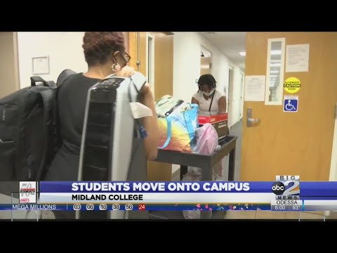 Midland College students move onto campus