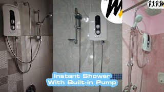 Anlabeier Water Heater with Pump Instant Shower