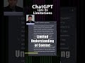 ChatGPT Lists Its Limitations