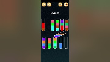 Color Sort Puzzle Level 55 Walkthrough Solution iOS/Android