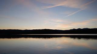 Soft Winter Sunrise Topaz Lake Nevada 