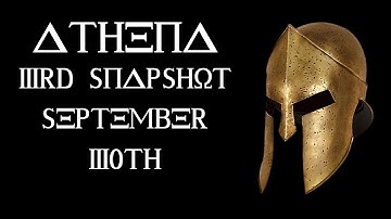 $ELS - 3rd & FINAL Athena Snapshot For Elysian Investors September 30th. Airdrop Begins Q4 2022