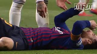 Look at what`s happened lionel messi during BARCELONA VS REAL MADRID