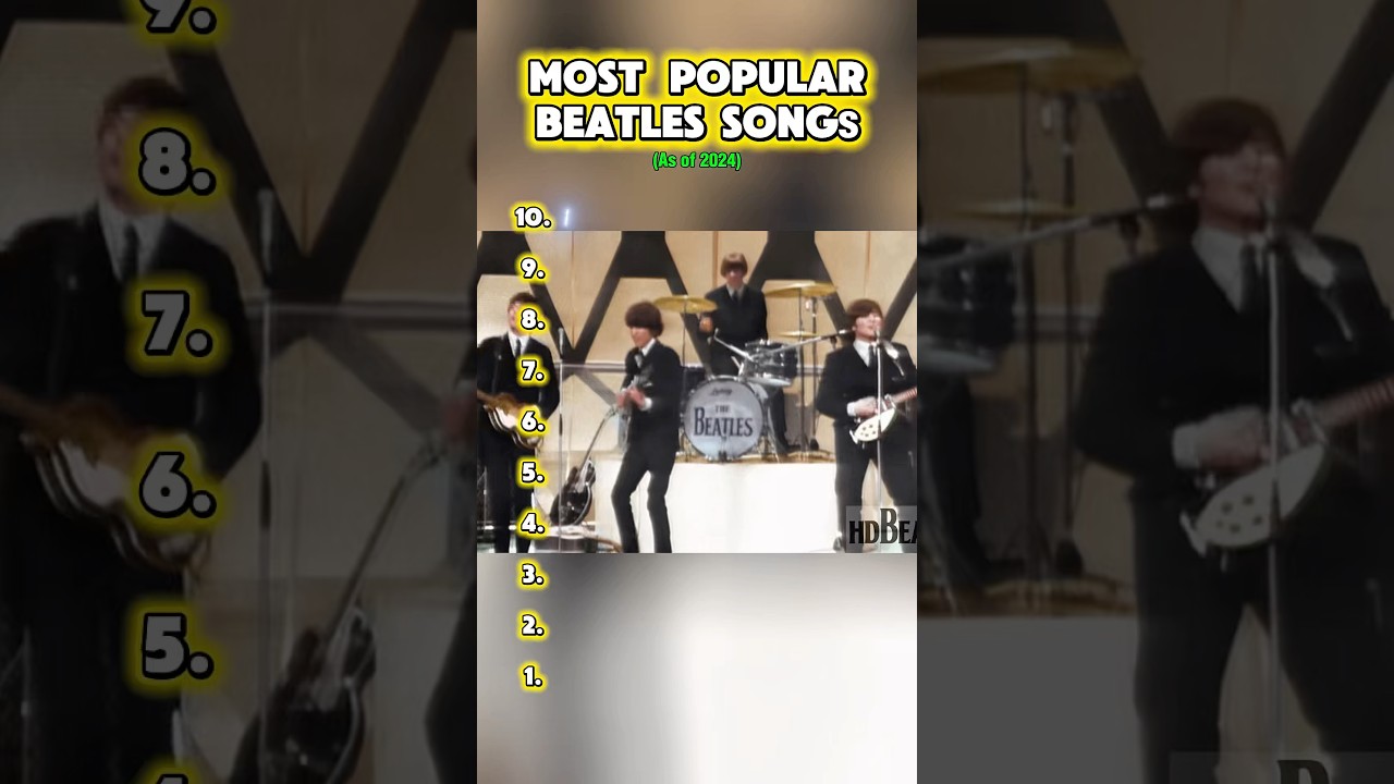 Top 10 Most Popular Beatles Songs (as of 2024)