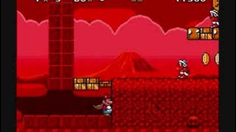 SMW Hack  "Kaos Islands" Level 3-2 Hot Fiery Touble!