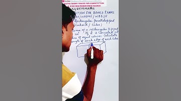 RECTANGULAR PARALLELOPIPED||CUBOID/CUBE||MENSURATION