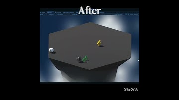 Fixing Unity Glitch. Before vs After