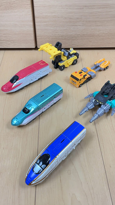【新幹線変形ロボシンカリオン】漢は黙ってドリル⁉︎E7かがやきドリルフォームであそんでみた #toys #プラレール #シンカリオンcw
