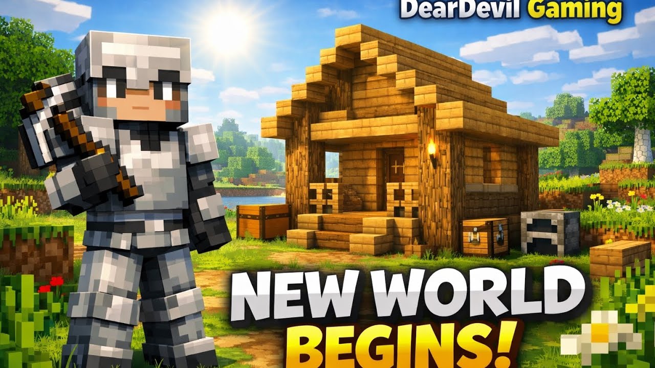Minecraft Survival Series Episode 1 | Starting a New Survival World 🌍🔥 ...