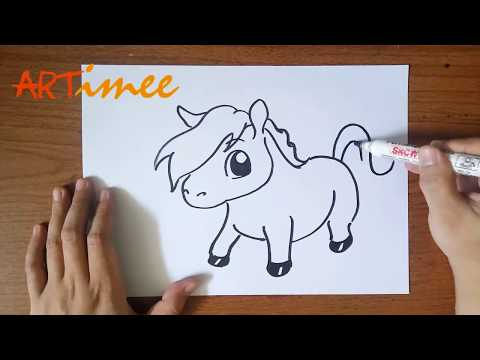 how-to-draw-a-horse-easy