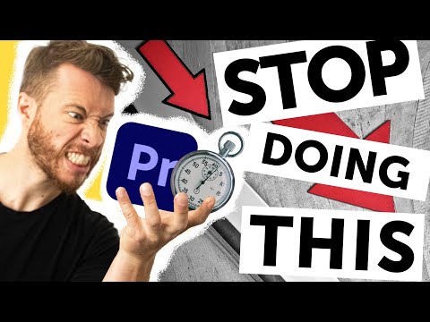 How to SAVE TIME In Premiere Pro EVERY PROJECT with this...