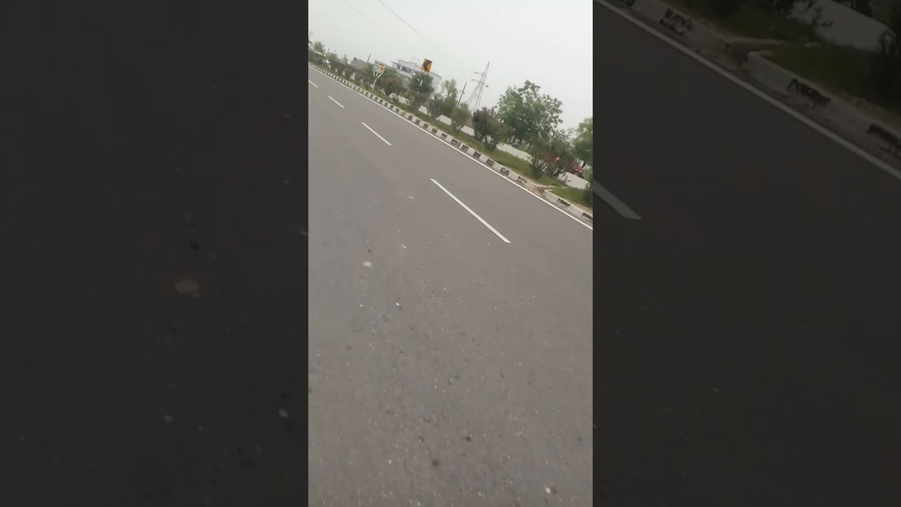 Highway in moga road (Punjab) 