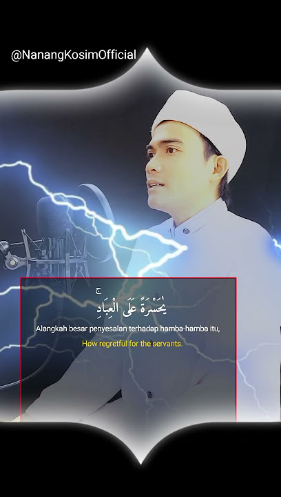 Surah Yasin Merdu || Ayat 29-30 @NanangKosim #Shorts