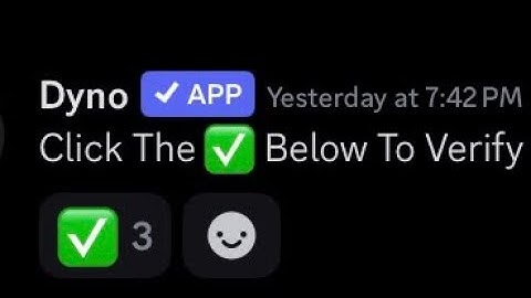 How to Make verification in discord mobile using dyno bot￼