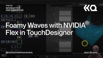 Foamy Waves with NVIDIA Flex in TouchDesigner - TouchDesigner Tutorial 132