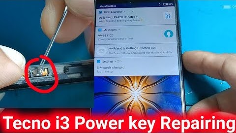 Tecno i3 Power key Repairing, Hasim Mobile