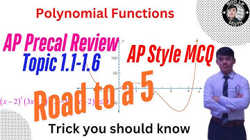 AP Precalculus Review | Topics 1.1–1.6  | Polynomial Review Summary with Examples | The Easy Way!
