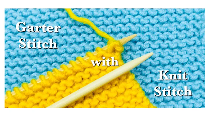 HOW TO KNIT FOR BEGINNERS, Knit Stitch | Garter Stitch| Continental Style #2