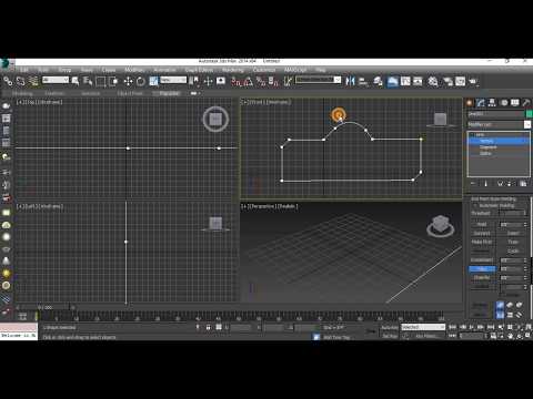 CLASS-26 /3ds Max /line modification/FUSE /WELD /OUTLINE/ CHAMFER/ FILLET /DIVIDE /HIDE / UNHIDE