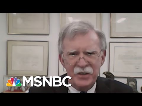 John Bolton Encourages Trump To 'Let The Full Transition Process Proceed' | Katy Tur | MSNBC