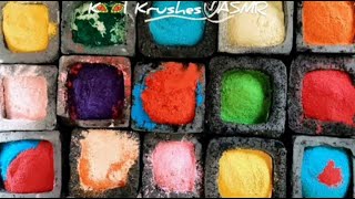 Colorful Bomb & Dyed Multi , Reforms Gym Chalk Compilation | ASMR | @koolkrushesasmr