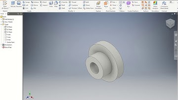 Autocad Inventor 2019 - Oldham Coupling - Building Flange