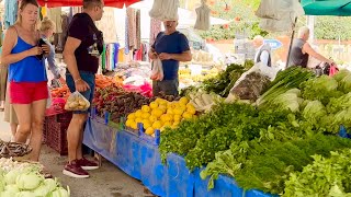 4k Alanya Bazaar 2024 PRICIES Farmers Market Tosmur Alanya TÜRKIYE | Alanya Turkey