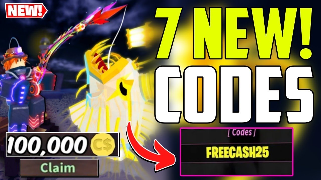 NEW!! UPDATE CODES ROBLOX FISCH CODES 2025 | FISCH CODES | FISCH NEW ...