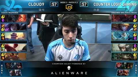 CLG vs C9 Highlights LCS Spring Split 2019 W2D2 Counter Logic Gaming vs Cloud9