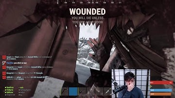 Sykkuno dying from friendly fire repeatedly! OTV and friends Rust server