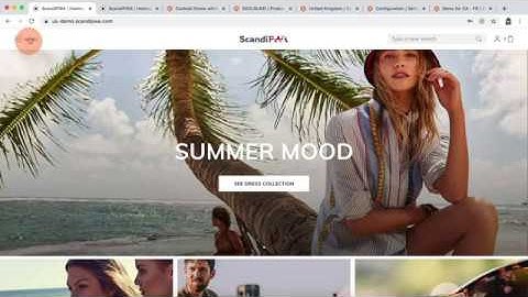 How does multi store works in ScandiPWA on Magento Adobe