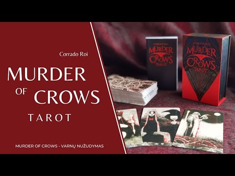 Corrado Roi: Murder of Crows Tarot (limited ed) / Varnų nužudymas (ribotas leidimas) - TARO KORTOS