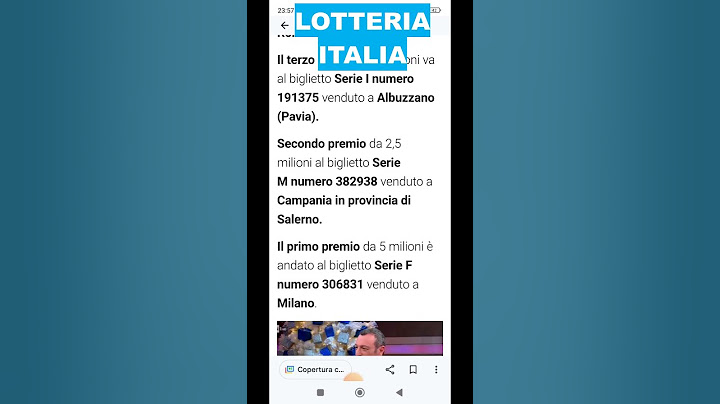 Lotteria Italia biglietti vincenti 2023 !!