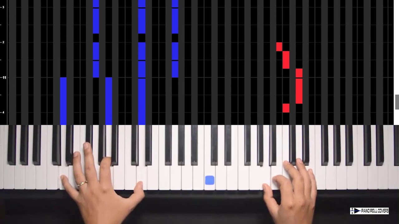 Adventure Of A Lifetime - Coldplay (Vertical Piano Roll Cover) - YouTube