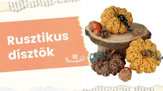 Rusztikus dísztök - Pólófonalazz velünk!