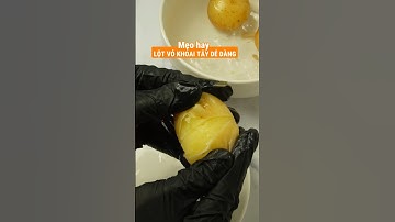 🥔Mẹo hay lột vỏ khoai tây cực dễ dàng #kingfoodmart