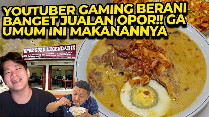 SIAPA YG MAU MAKAN OPOR SETIAP HARI? JONATHAN LIANDI BUKA OPOR SUSU LEGENDARIS
