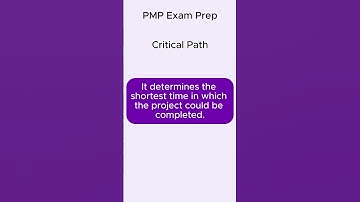 Critical Path - PMP