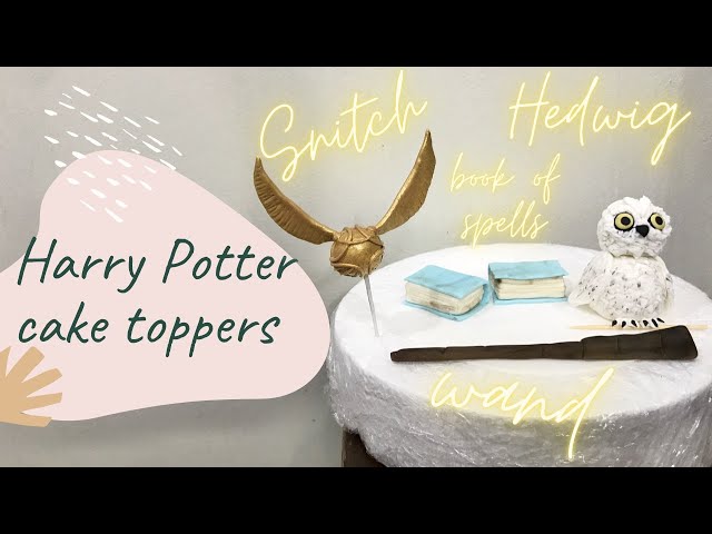 How to Make Harry Potter Cake Topper with Cricut!  Harry potter cake, Harry  potter birthday cake, Cake toppers