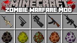 Minecraft MODERN WARFARE against ZOMBIE APOCALYPSE MOD / PLUS HOUSE AND GUNS !! Minecraft Mods
