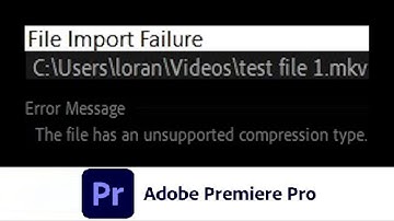 FIX: The file has an unsupported compression type - Adobe Premiere Pro (2025) File import failure